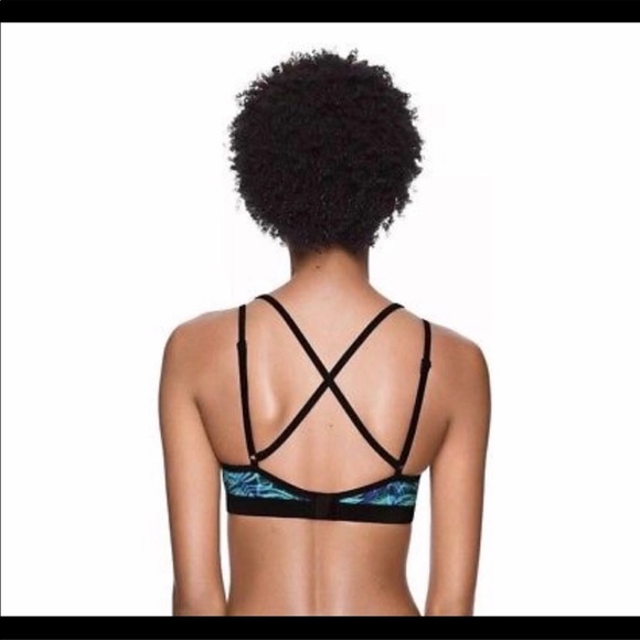 VS Pink Ultimate Push Up Sports Bra Tropical - Picture 3 of 6